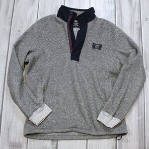 Abercrombie & Fitch Quarter Zip Fleece Pullover - Men's